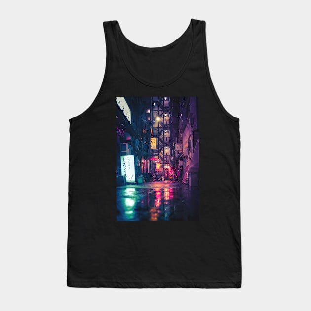 Film Noir Tokyo Tank Top by TokyoLuv